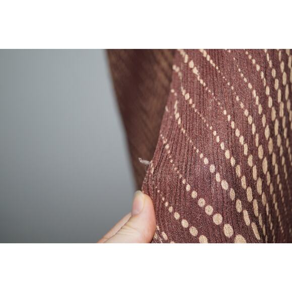 Urban Outfitters Margot Printed Wide-Leg Pant Brown Dot Textured Size Medium - Picture 10 of 11